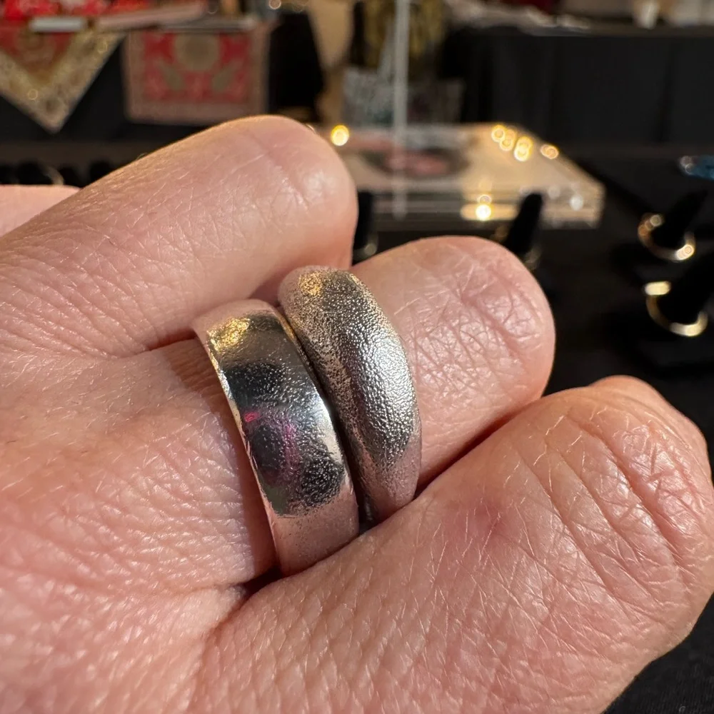 Hand Forged Silver Rings